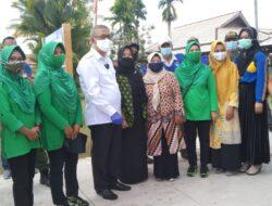 Dandim Bersama Forkopimda Sambas Dampingi Gubernur Kalbar Tinjau Serbuan Vaksinasi