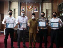 Empat Kasat di Polres Langsa Mendapatkan Penghargaan