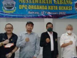 Muscab DPC ORGANDA Kota Bekasi Sekaligus Pemilihan Ketua Terpilih Periode Tahun 2022 – 2027