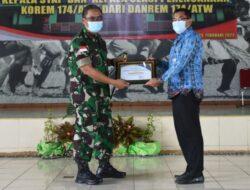 Korem 174/ATW Merauke Raih Peringkat Pertama Nilai IKPA TA. 2021 Secara Berturut-Turut