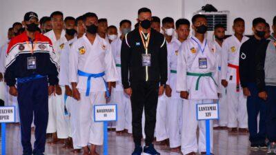 170 Atlet Karate Perebutkan Piala Danlantamal XIV Cup Ke-1 ‎