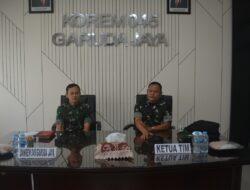 Korem 045/Gaya Didatangi Tim Pengawas Itjenad