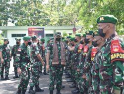 Danrem 071/Wijayakusuma Dampingi Asops Panglima TNI Riksiap Ops Satgas Pam Obvitnas Freeport Indonesia Yonif 405/SK