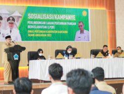 Wabup Minta Para Kepala SKPD dan Camat Kawal Kegiatan Perlindungan Lahan Pertanian Pangan Berkelanjutan