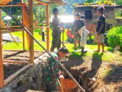 Bantu Pihak Gereja, Ini Yang Diperbuat Satgas Pamtas Yonif Raider 142/KJ