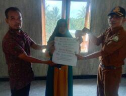 Pemerintah desa Seuneubok Buloh IDI Tunong Salurkan BLT–DD 4 Bulan untuk 55 KPM