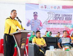 Perdana digelar  di Aceh Timur  130  Atlet Sepatu Roda Aceh dan Sumut Ikut Kejuaraan Piala Kapolres