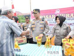 Polres Aceh Timur Gelar Operasi Pasar Murah Minyak Goreng Sambut Hari Bhayangkara Ke-76