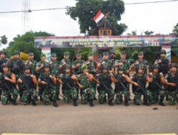 Danrem 174/ATW Merauke Dampingi Pangkogabwilhan III Kunjungi Perbatasan RI-PNG  Kabupaten Merauke