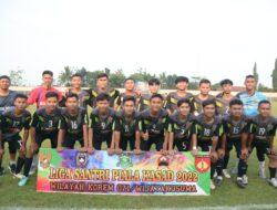 Hari Ketiga Kompetisi Sepak Bola Liga Santri Piala Kasad Tingkat Korem 071/Wijayakusuma, menghasilkan 4 (empat) Kesebelasan Masuk Semifinal.