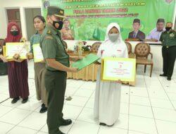 Lomba Cerdas Cermat Bela Negara dan Agama Islam Piala Dandim Tahun 2022 Resmi Ditutup