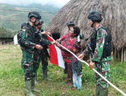 SIAPP!!! Kibarkan 321 Bendera Merah Putih di Pegunungan Tengah Nduga