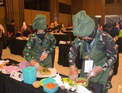 Jajal Kemampuan Anggotanya, Persit Kartika Chandra Kirana Koorcab Rem 071 Ikuti Lomba Masak