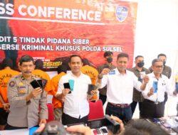 Polda Sulsel Gelar Press Release Tentang Pengungkapan Dugaan Tindak Pidana Perjudian
