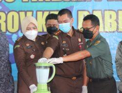 Kasilog Korem 045/Gaya Hadiri Pemusnahan Barang Bukti Narkotika