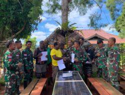 Penyerahan Lahan dari Masyarakat Untuk Pembangunan Kantor Koramil Distrik Doufo