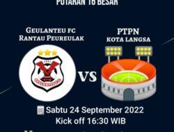 Laga Dua kabupaten/Kota Geulanteu FC Vs PTPN Kota Langsa di Pentagon Cup Alue Nireh