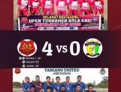 Tuan rumah Pentagon FC lolos ke Semifinal Taklukan Tamiang United dilapangkan Nek Macut Alue Nireh