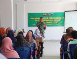 Satgas TMMD Ke 115 Kodim 0311/Pessel Berikan Penyuluhan Bahaya Laten Komunis (Balatkom) dan Bahaya Teroris ke Masyarakat Painan Selatan