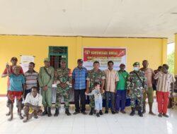 Pererat Silaturahmi, Koramil 1710-03/Kuala Kencana Gelar Komsos Dengan Komponen Masyarakat