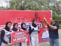 Kapolres Lhokseumawe AKBP Henki Ismanto, S.IK menutup kejuaraan Basketball 3X3 Competition KU 23 Gubernur Cup 2022