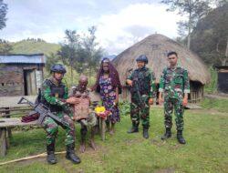 Yonif Mekanis 203/AK Bersinergi Dengan Babinsa Laksanakan Anjangsana