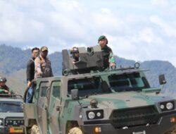 Pastikan Kondusif, Satgas Yonif Mekanis 203 Bersinergi dengan Aparat Keamanan Kab. Lanny Jaya