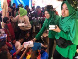 Persit Yonif Raider 300/Bjw Ajak Youtuber Hibur Korban Gempa