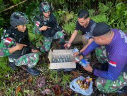 Prajurit Satgas Pamtas Yonif 645/GTY Kembali Mengamankan Miras Illegal di Jalur Tikus