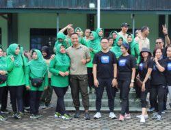 Kodim 1012/Buntok Bersama Bank BRI dan PWI Memperkuat Tali Silaturahmi Melalui SKJ 88 dan Olahraga Bersama
