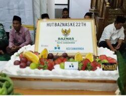 Tasyakuran dan Khataman Alqur’an serta Santunan 100 Anak Yatim Pada HUT Baznas ke-22