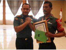 Rela Gadaikan Motor, Kopka Azmiadi Dapatkan Penghargaan dari Dandim 0901 Samarinda