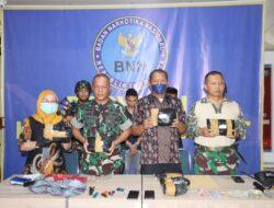 Kodam XII/Tpr Serahkan Barang Bukti 7,1 Kg Sabu ke BNN Kalbar