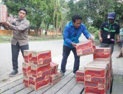 PT. Berau Coal Salurkan Bantuan Sembako di 6 Kampung Terdampak Banjir