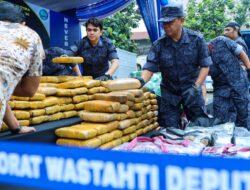 BNN RI Musnahkan 1,1 Ton Narkotika