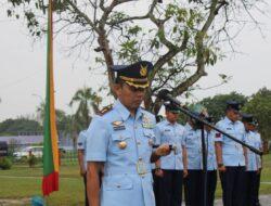 Danlanud Hang Nadim Pimpin Upacara Ziarah di TMP Pusara Bhakti Bulan Gebang Batam