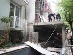 BMSDA dan Distaru Bongkar Bangunan Diatas Saluran Air dan Parkir Bening Boutique Hotel