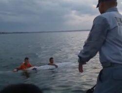 Bakamla RI Evakuasi Korban Kecelakaan Perahu Alami Kebocoran di Perairan Teluk Kendari