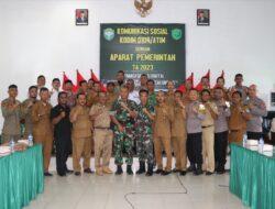 Kodim 0104/Aceh Timur Gelar Komunikasi Sosial Dengan Aparat Pemerintah Tahun 2023