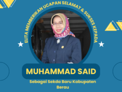 Elita Herlina Turut Memberikan Ucapan Selamat Kepada Sekda Baru Kabupaten Berau