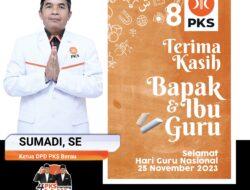 Sumadi Ucapkan Selamat Hari Guru Nasional Ke-77