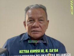 H. Sa’ga Tegaskan Rencana Relokasi TPA Bujangga Agar Segera Mungkin