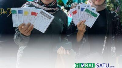 Syarifatul Sya’diah, Tunaikan Hak Pilih di TPS 01 Kelurahan Gayam
