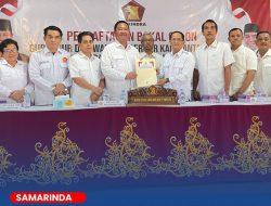 Bonifasius Belawan Geh Mendaftar sebagai Calon Wakil Gubernur Kaltim