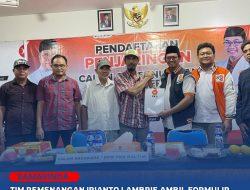 Tim Pemenangan Irianto Lambrie Ambil Formulir Bacalon Gubernur ke DPW PKS Kaltim