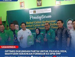 Mahyudin Kembalikan Formulir Pendaftaran ke DPW PPP, Optimis Dukungan Partai Diterima