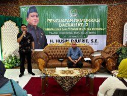 Husin Djufrie Gelar Diskusi Publik Penguatan Demokrasi di Kabupaten Berau