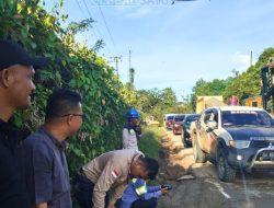 Anggota DPRD Berau, Arman Nofriansyah, Soroti Jalan Poros Maluang-Samburakat yang Amblas