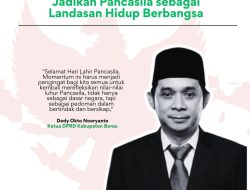 Ketua DPRD Berau Ajak Warga Jadikan Pancasila sebagai Landasan Hidup Berbangsa