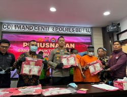 Polres Berau Musnahkan 1,8 Kilogram Sabu dan Ganja